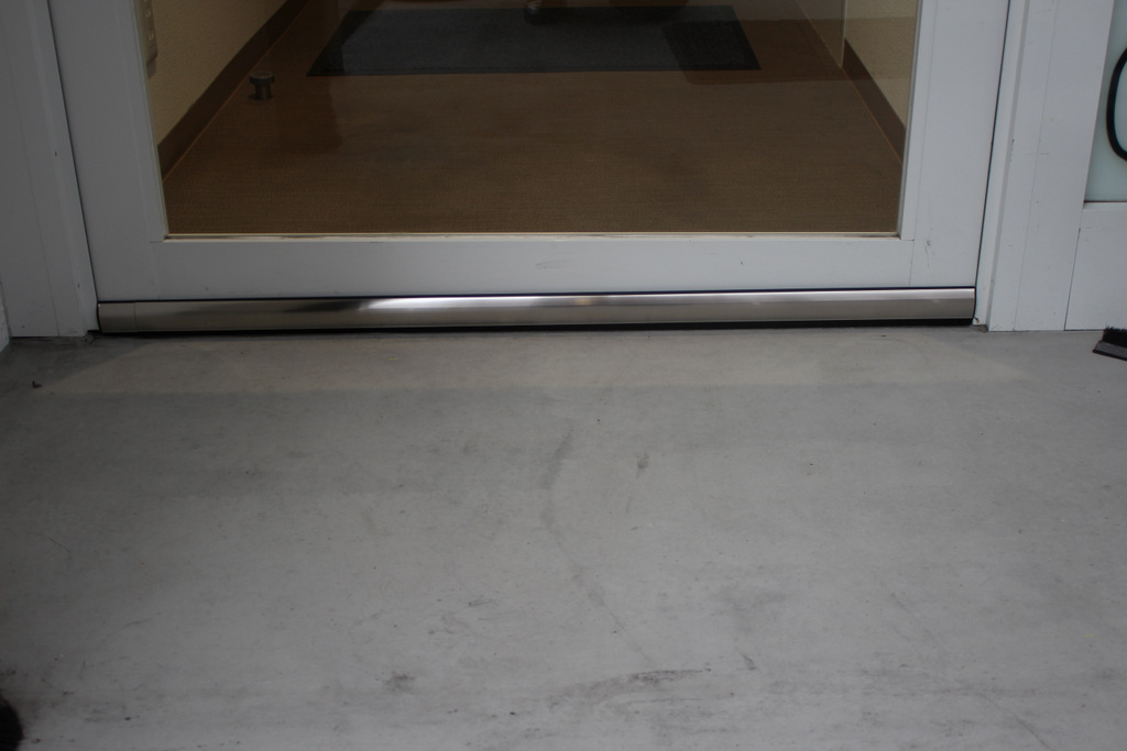 Burrat - Stainless Door Sweep - Easy Installation
